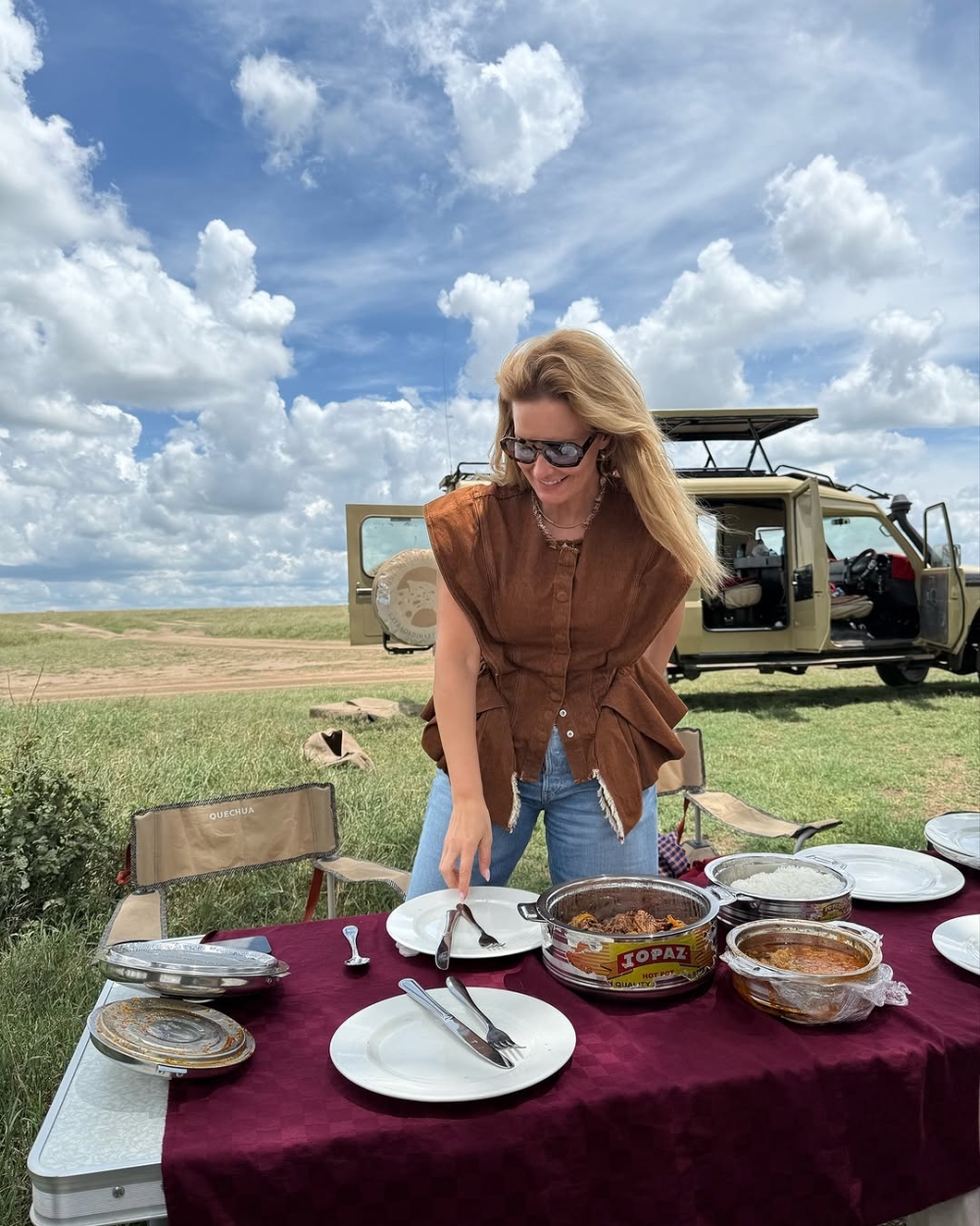 Cristina Ferreira Safari with Soul of Tanzania
