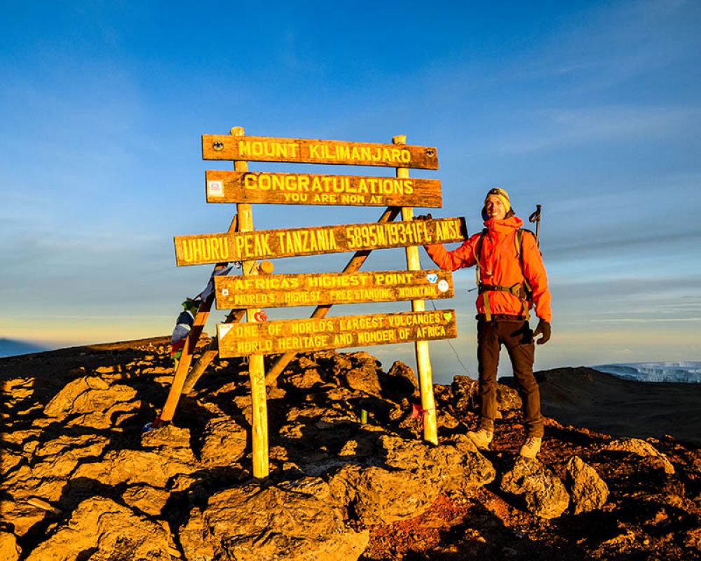 Route map — Machame Route