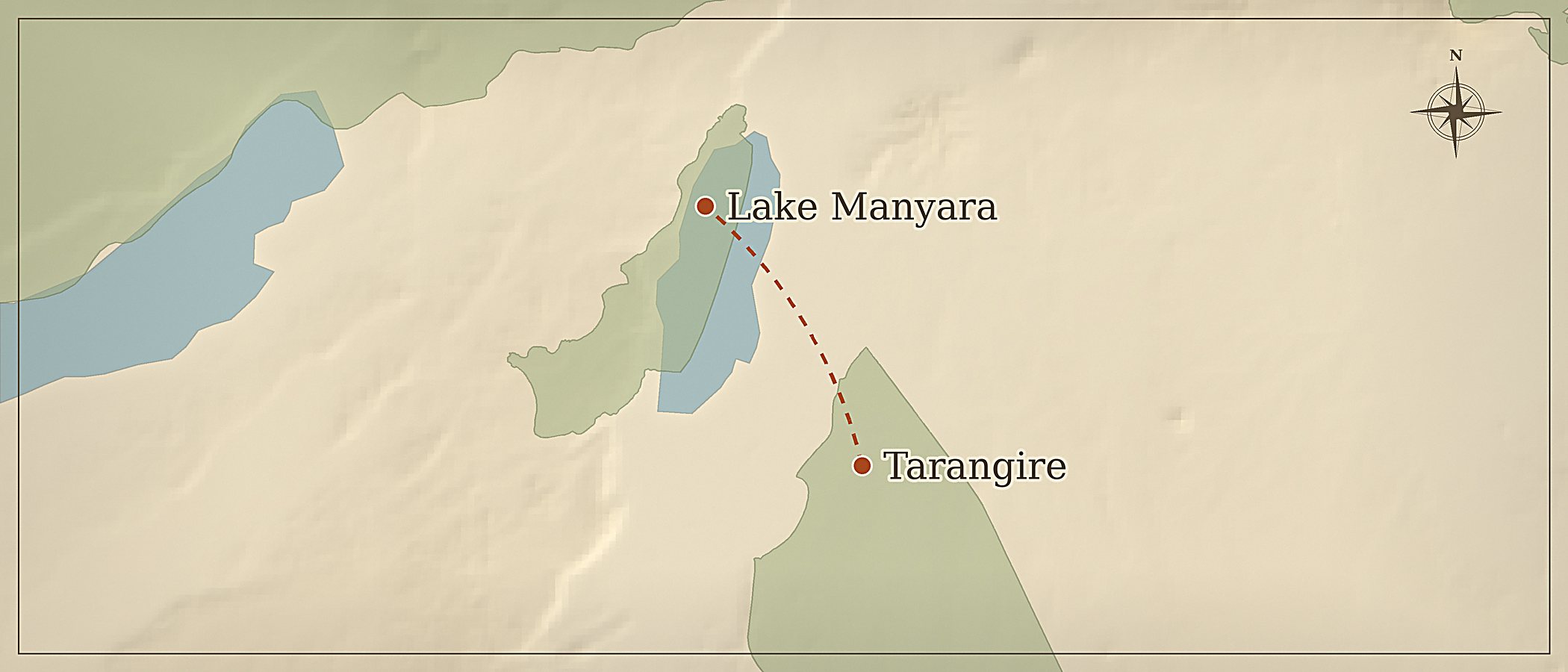 Mapa de la ruta — El camino de los baobabs